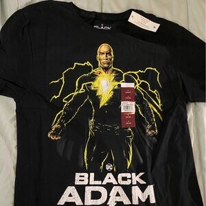 DC Comics Black Adam T-Shirt - Black and Yellow